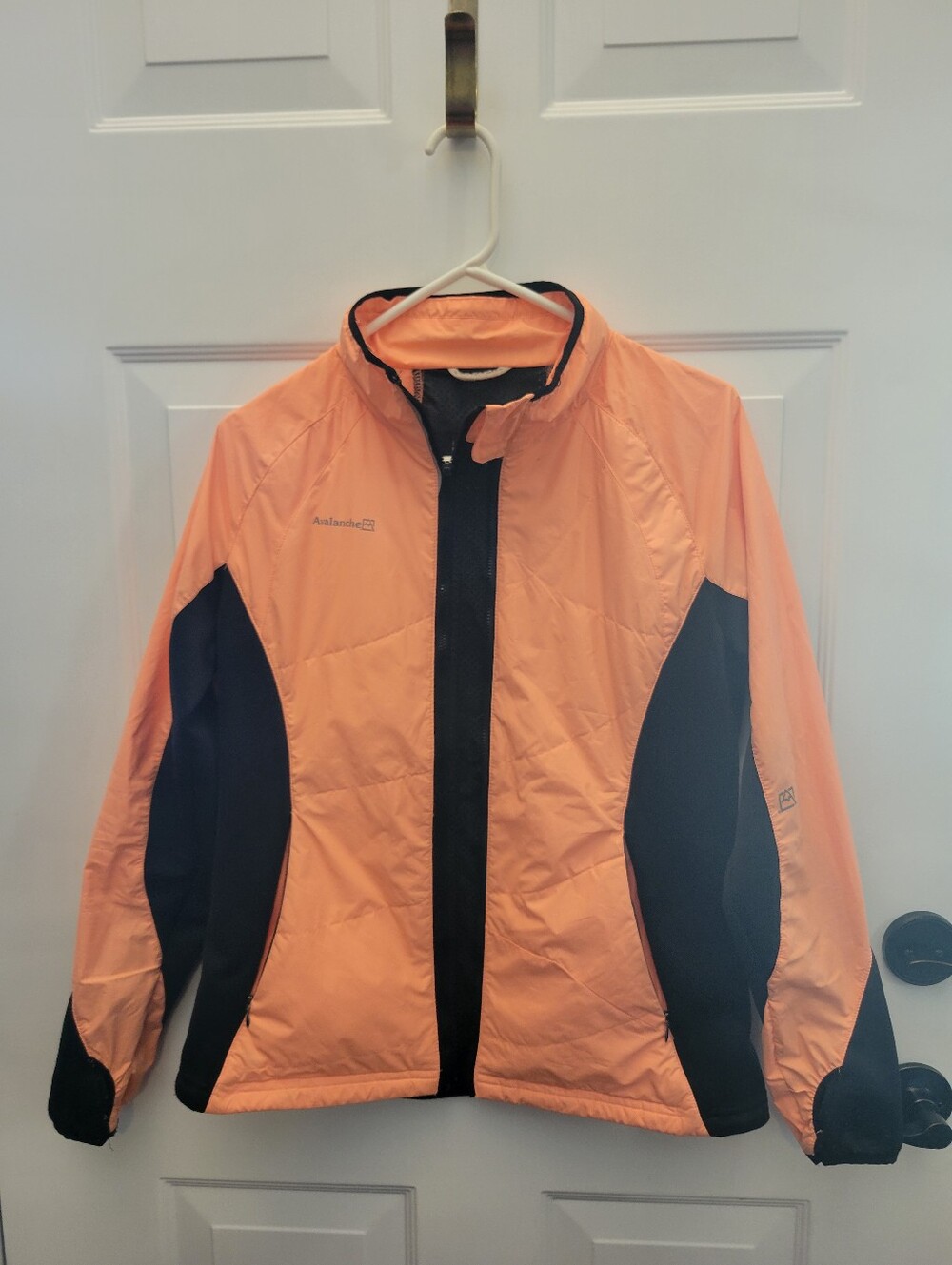 Avalanche Coral and Black Outdoor Zip Jacket